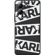Чорний чохол BoxFace Xiaomi Redmi 17 White Karl