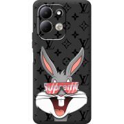 Чорний чохол BoxFace Xiaomi Redmi 17 looney bunny