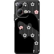 Чорний чохол BoxFace Xiaomi Redmi 17 Flower Hair