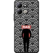 Чорний чохол BoxFace Xiaomi Redmi 17 Man Pattern