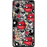 Чорний чохол BoxFace Xiaomi Redmi 17 Rock Graffiti