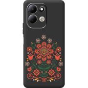Чорний чохол BoxFace Xiaomi Redmi 17 Ukrainian Ornament