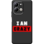 Чорний чохол BoxFace Xiaomi Redmi 17 I'm Crazy
