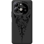 Чорний чохол BoxFace Xiaomi Redmi 17 Hugin and Munin