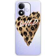 Прозорий чохол BoxFace Xiaomi Redmi Note 17 Wild Love