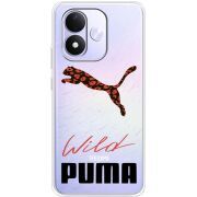 Прозорий чохол BoxFace Xiaomi Redmi Note 17 Wild Cat