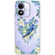 Прозорий чохол BoxFace Xiaomi Redmi Note 17 Spring Bird
