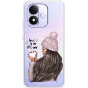 Прозорий чохол BoxFace Xiaomi Redmi Note 17 love is in the air