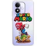 Прозорий чохол BoxFace Xiaomi Redmi Note 17 Super Mario