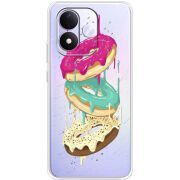 Прозорий чохол BoxFace Xiaomi Redmi Note 17 Donuts