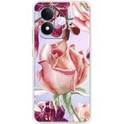 Прозорий чохол BoxFace Xiaomi Redmi Note 17 Rose