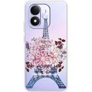 Чохол зі стразами Xiaomi Redmi Note 17 Eiffel Tower