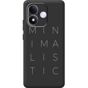 Чорний чохол BoxFace Xiaomi Redmi Note 17 Minimalistic