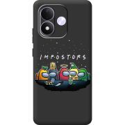 Чорний чохол BoxFace Xiaomi Redmi Note 17 Among Us Impostors