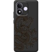 Чорний чохол BoxFace Xiaomi Redmi Note 17 Chinese Dragon