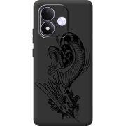Чорний чохол BoxFace Xiaomi Redmi Note 17 Snake