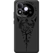 Чорний чохол BoxFace Xiaomi Redmi Note 17 Hugin and Munin