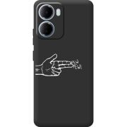 Чорний чохол BoxFace Xiaomi Redmi 15A Pew Pew