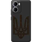 Чорний чохол BoxFace Xiaomi Redmi 15A Ukrainian Trident