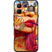 Чохол BoxFace Infinix Note 60 Pro Yellow Girl Pop Art