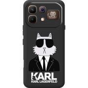 Чорний чохол BoxFace Infinix Note 60 Pro Cat in Black
