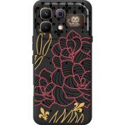 Чорний чохол BoxFace Infinix Note 60 Pro FranceFlowers