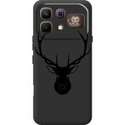 Чорний чохол BoxFace Infinix Note 60 Pro Deer
