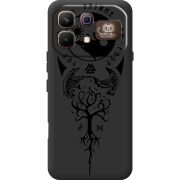 Чорний чохол BoxFace Infinix Note 60 Pro Hugin and Munin