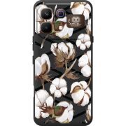 Прозорий чохол BoxFace Infinix Note 60 Pro Cotton flowers