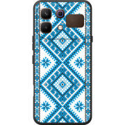 Чохол BoxFace Infinix Note 60 Блакитний Орнамент