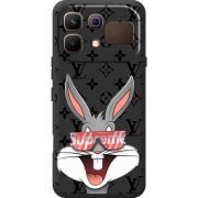 Чорний чохол BoxFace Infinix Note 60 looney bunny