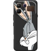 Чорний чохол BoxFace Infinix Note 60 Lucky Rabbit