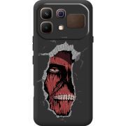 Чорний чохол BoxFace Infinix Note 60 Нападение на Титана