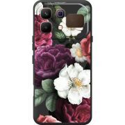 Прозорий чохол BoxFace Infinix Note 60 Floral Dark Dreams