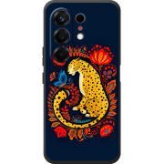 Чохол BoxFace Tecno Camon 50 Petrykivka Leopard