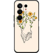 Чохол BoxFace Tecno Camon 50 Flower Hands