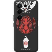 Чорний чохол BoxFace Tecno Camon 50 RedWhite Coffee