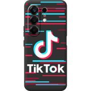 Чорний чохол BoxFace Tecno Camon 50 Tik Tok