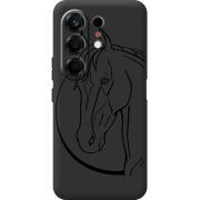 Чорний чохол BoxFace Tecno Camon 50 Horse
