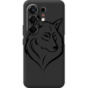 Чорний чохол BoxFace Tecno Camon 50 Wolf