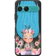Прозорий чохол BoxFace Sony Xperia 10 VII Blue Hair