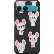 Прозорий чохол BoxFace Sony Xperia 10 VII с 3D-глазками Mouse