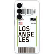 Прозорий чохол BoxFace Samsung Galaxy S26 FE (S741) Ticket Los Angeles