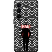 Чорний чохол BoxFace Samsung Galaxy S26 FE (S741) Man Pattern