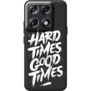 Чорний чохол BoxFace Moto Signature Hard Times Good Times