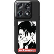 Чорний чохол BoxFace Moto Signature Attack On Titan - Ackerman