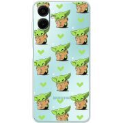Прозорий чохол BoxFace Samsung Galaxy A07s (A077) Pattern Baby Yoda