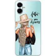 Прозорий чохол BoxFace Samsung Galaxy A07s (A077) Follow Your Dreams