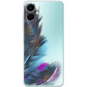 Прозорий чохол BoxFace Samsung Galaxy A07s (A077) Feathers