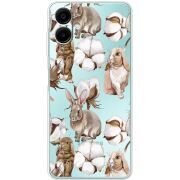Прозорий чохол BoxFace Samsung Galaxy A07s (A077) Cotton and Rabbits